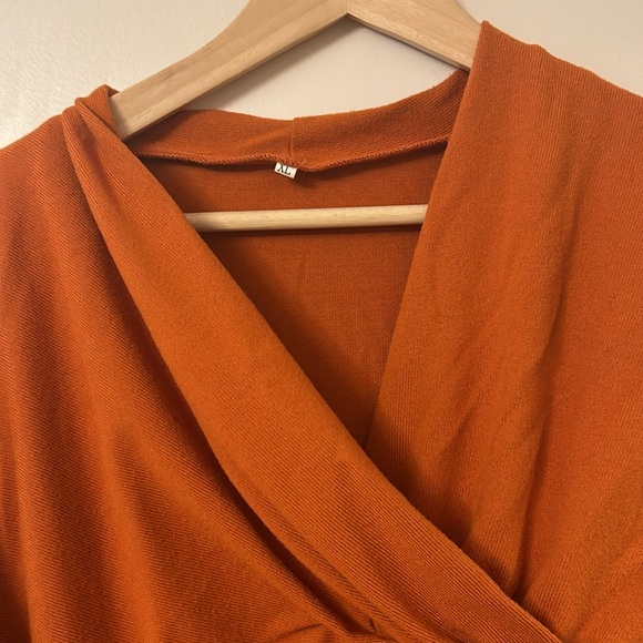 Orange XL knit tunic - Picture 3 of 5